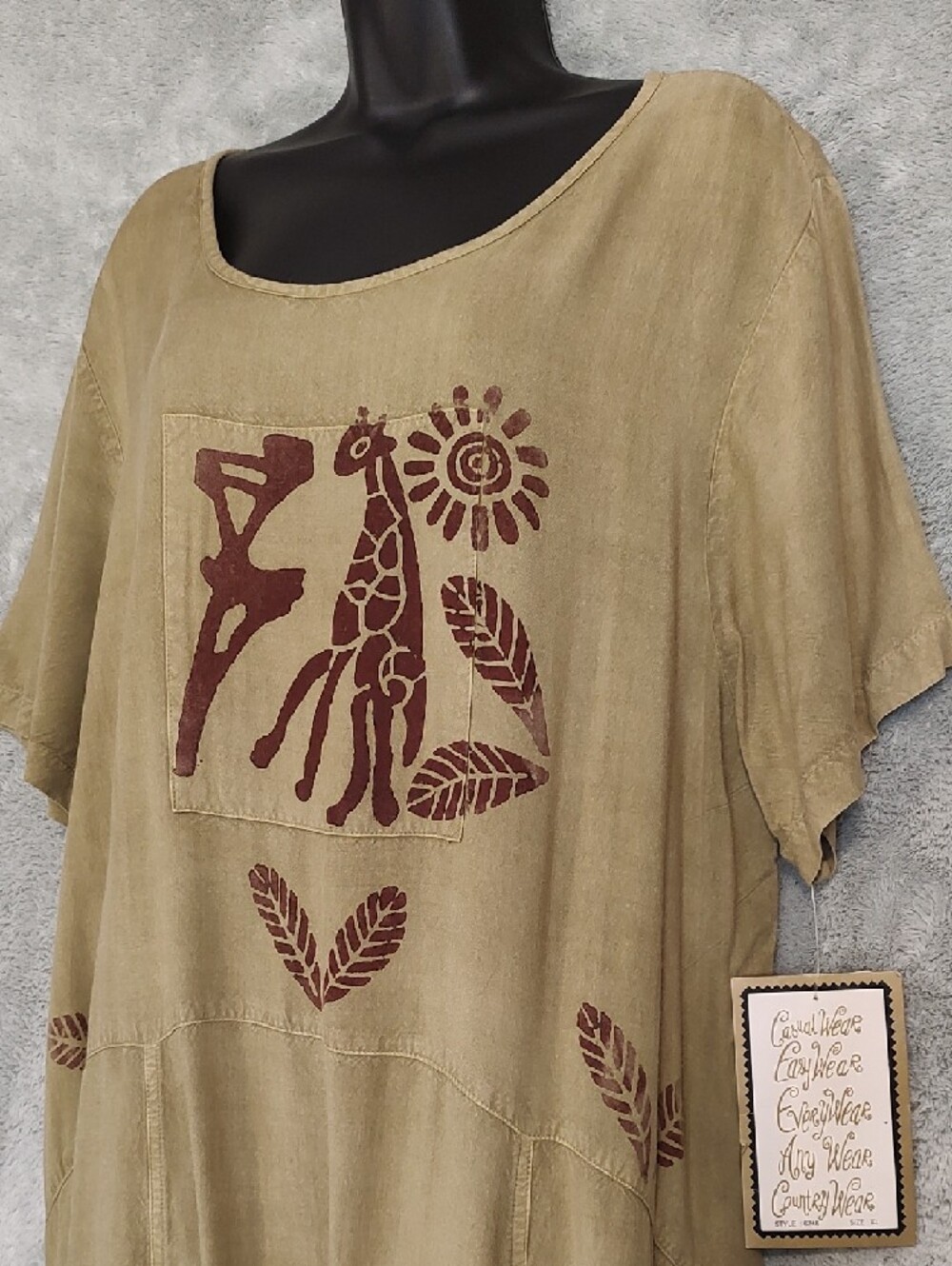 Bohemian Olive Embroidered Maxi Dress - Picture 6 of 10